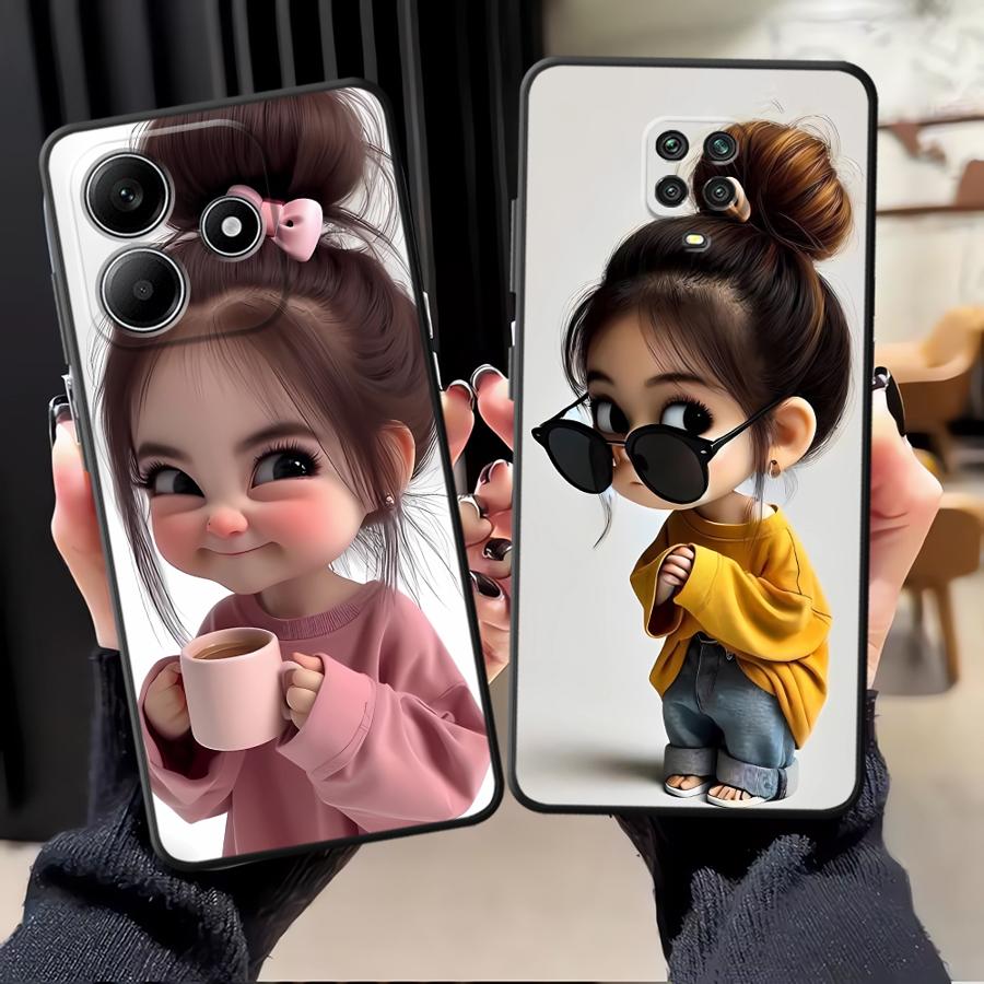 Tablet Accessories For Girls - Cover per Telefono con Motivo Ragazza